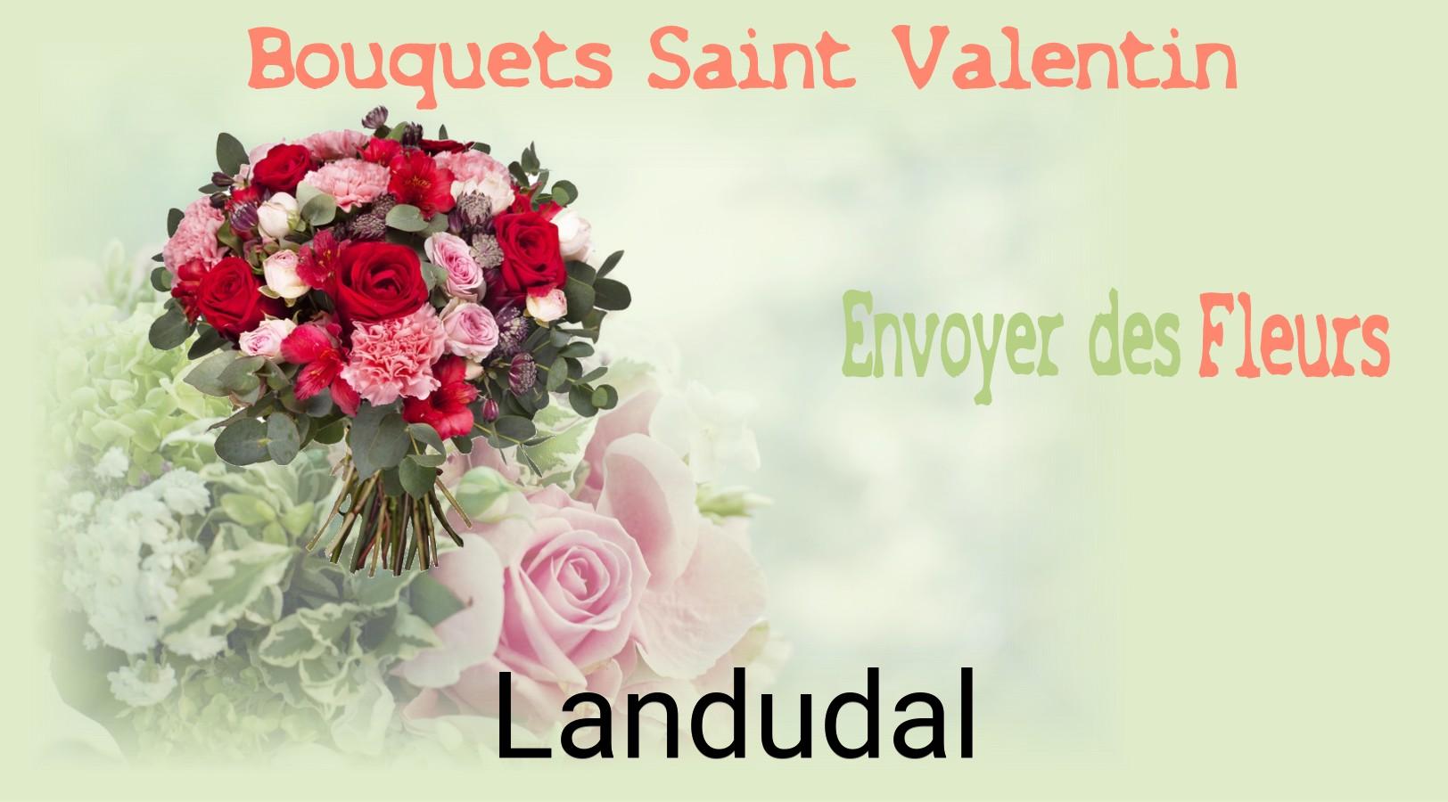 Roses de Saint-Valentin livrées à Landudal